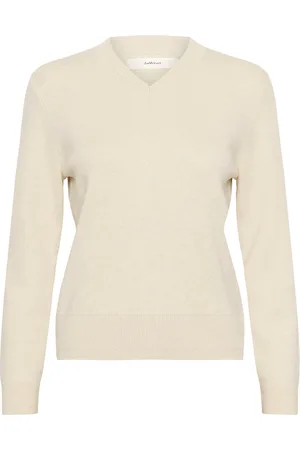 INWEAR Wallisiw V-Neck Pullover Cream