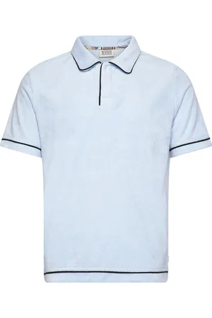 Scotch&Soda Towelling Relaxed-Fit Polo Blue