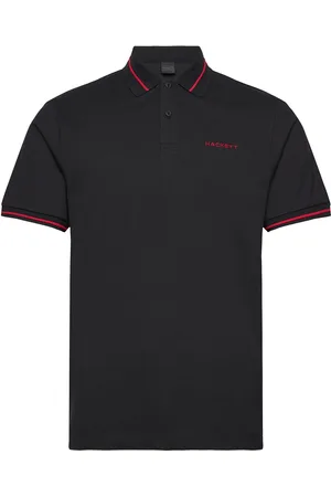Hackett Hs Tipped Polo Black