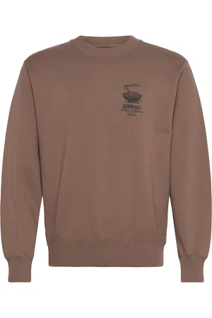 Edwin Ramen Palace Sweat - Shitake Brown