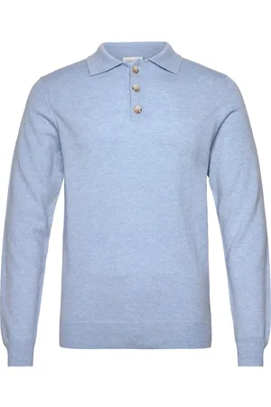 Davida Cashmere Man Collar Blue