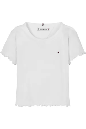 Tommy Hilfiger Essential Rib Top Ss White