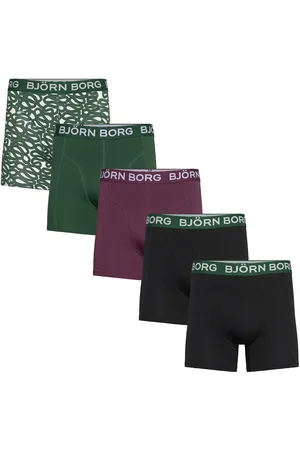 Björn Borg Cotton Stretch Boxer 5P Green
