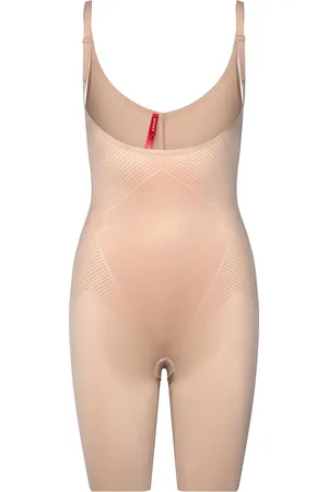 Spanx Thinstincts® 2.0 Open-Bust Mid-Thigh Bodysuit Beige