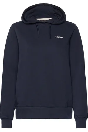 MUSTO W Logo Hoodie Navy