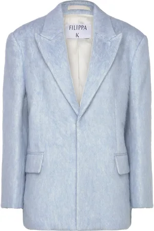 Filippa K Textured Blazer Blue