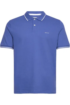 GANT Tipping Ss Pique Polo Blue