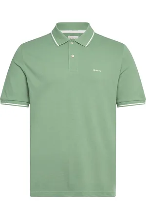 GANT Tipping Ss Pique Polo Green