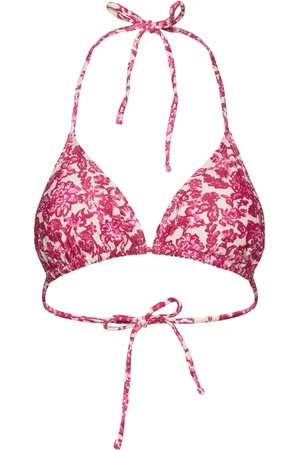 Rosemunde Triangle Bikini Top Pink