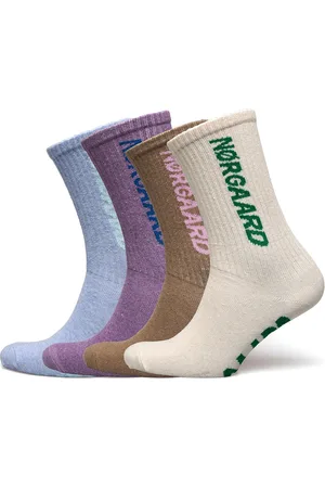 Mads Norgaard Sock Box Logo Step Patterned