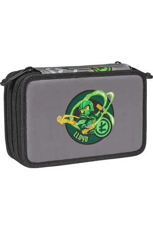 Lego Bags 3 Layer Pencil Case With Content Grey