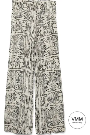 VERO MODA Vmmmenny Wide Pants Wvn Ga Black