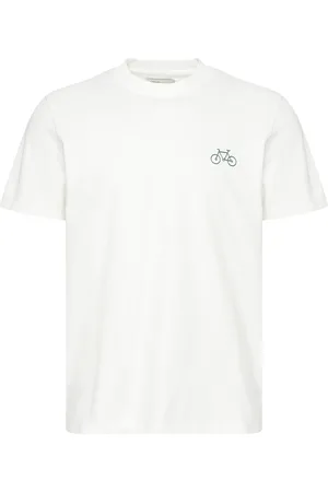 Casual Friday Cfetienne 0195 Tee W/ Bicycle Embri White