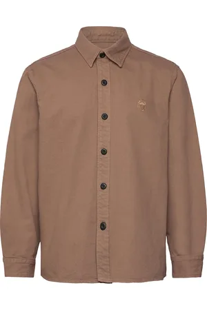 Edwin Sebastian Shirt Ls - Shitake Brown