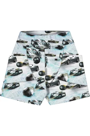 Gugguu Print College Baggy Shorts Patterned