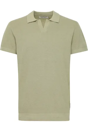 Casual Friday Cfmateo Ss Structured Polo Knit Green