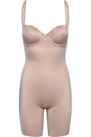 Spanx Strapless Cupped Bodysuit Beige