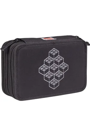 Lego Bags 3 Layer Pencil Case With Content Black