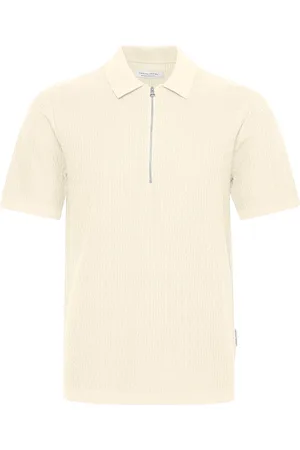 Casual Friday Cfjoe Ss Structured Polo Knit Beige