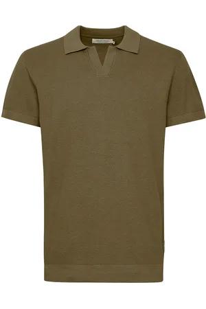 Casual Friday Cfmateo Ss Structured Polo Knit Green