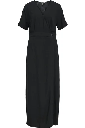 Object Objsanne S/S Re Ankle Dress Div Black