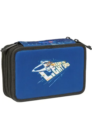 Lego Bags 3 Layer Pencil Case With Content Blue
