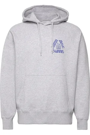 Edwin Enjoy Hoodie Sweat - Grey Marl Grey