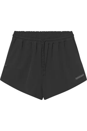 Rethinkit Soft Woven Track Shorts Petra Strol Black