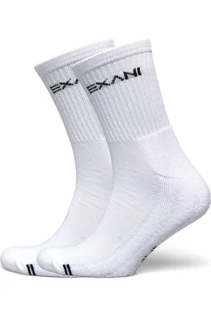 Exani Regular Cut Sock 2-Pack M White