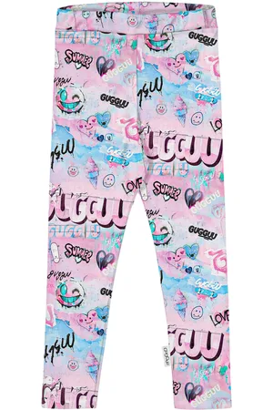 Gugguu Print Leggings Pink