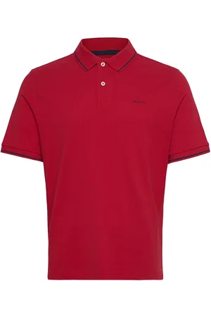 GANT Tipping Ss Pique Polo Red