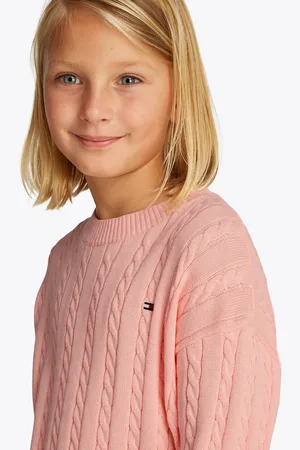 Tommy Hilfiger Cable Sweater Coral