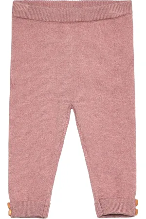 MANGO Leggings With Buttons Pink