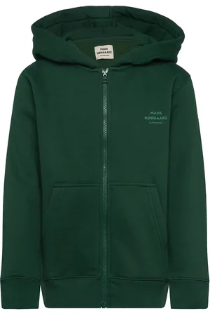 Mads Norgaard Standard Hudini Zip Sweatshirt Green