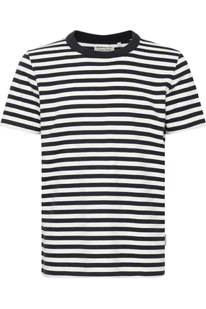 Casual Friday Cfloke Structured Striped Tee White