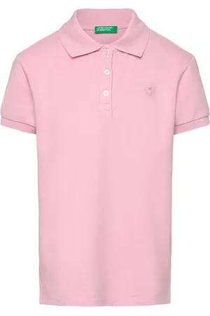 Benetton H/S Polo Shirt Pink