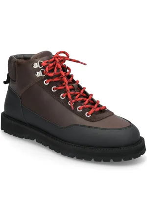 GARMENT PROJECT Olaf Lace-Up Boot - Dark Brown Crazy Horse Leather Brown