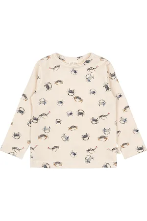 Petit Piao T-Shirt L/S Printed Beige