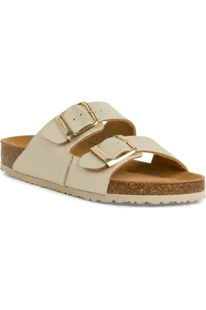 Tamaris Women Slides Gold