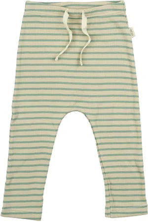 Petit Piao Pants Modal Striped Green