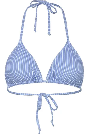 Rosemunde Triangle Bikini Top Blue
