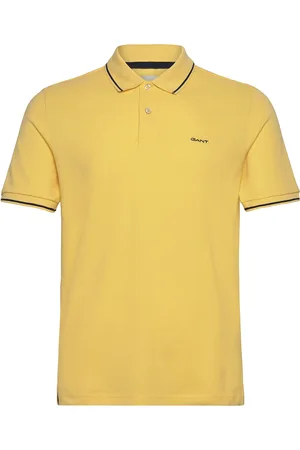 GANT Tipping Ss Pique Polo Yellow
