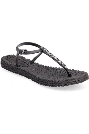 Ilse Jacobsen Flip Flops With Rhinst S Brown