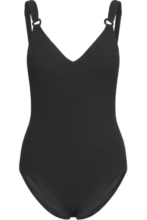 Femilet Navarino Wirefree Covering T-Shirt Swimsuit Black