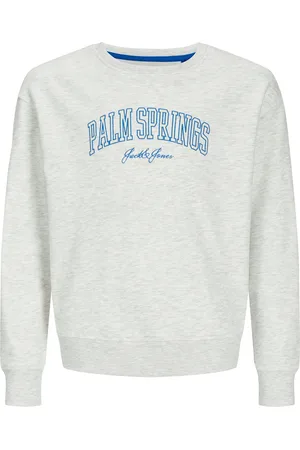 JACK & JONES Jjdetroit Sweat Crew Neck Jnr Jack & J S Grey