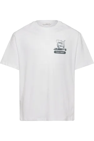 MANGO Short-Sleeved Cotton T-Shirt White