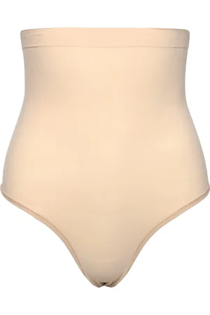 Spanx High-Waisted Thong Beige