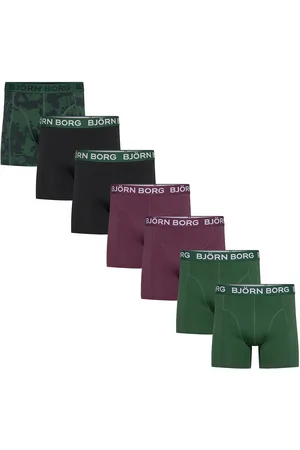 Björn Borg Cotton Stretch Boxer 7P Khaki