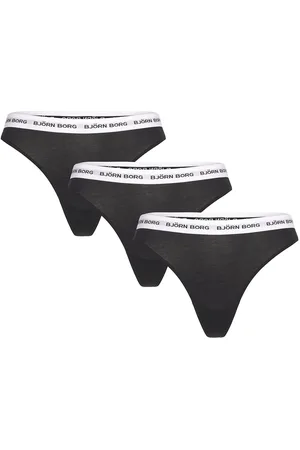 Björn Borg Logo Thong 3P Black