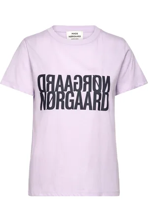 Mads Norgaard Single Organic Trenda P Tee Purple
